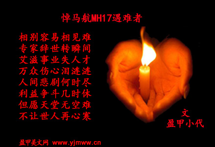 哀悼马航MH17遇难者